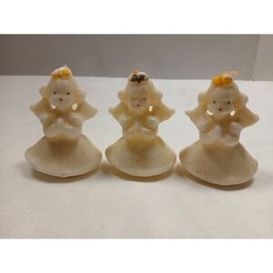 Lot of Vintage Gurley Christmas Angel Candles.